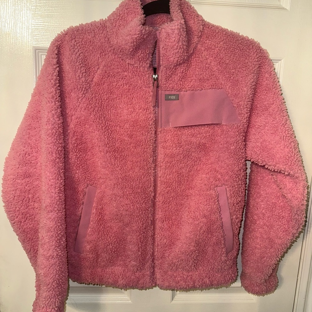 Figs On_Shift High Fleece Bomber Jacket
